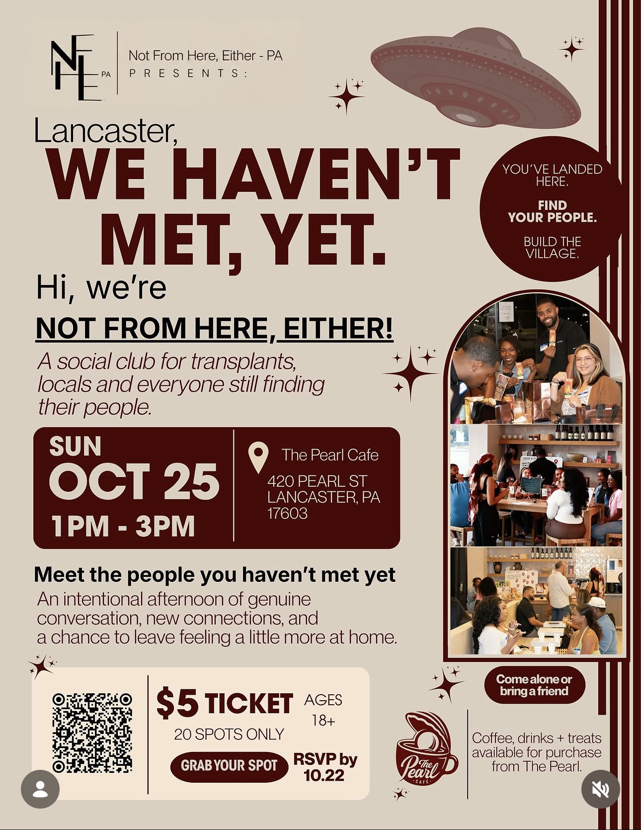We Haven't Met, Yet. flyer